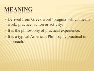 PRAGMATISM | PPT