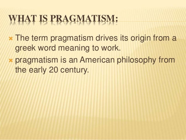 Pragmatic Definition Psychology