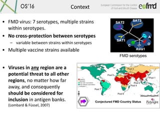 Context
• Viruses in any region are a
potential threat to all other
regions, no matter how far
away, and consequently
shou...