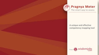 Pragnya Meter
The smart way to assess
Pragnya Meter
The smart way to assess
A unique and effective
competency mapping tool
From
 