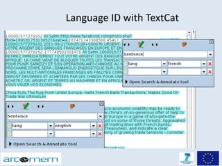 Language ID with TextCat
 