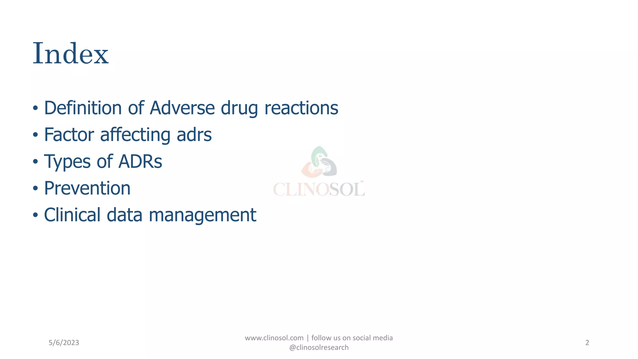 What is an adverse drug reaction and different types of ADRS | PPTX