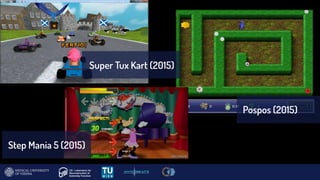Pospos (2015)
Super Tux Kart (2015)
Step Mania 5 (2015)
