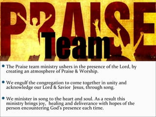 Praise & worship encounter | PPT