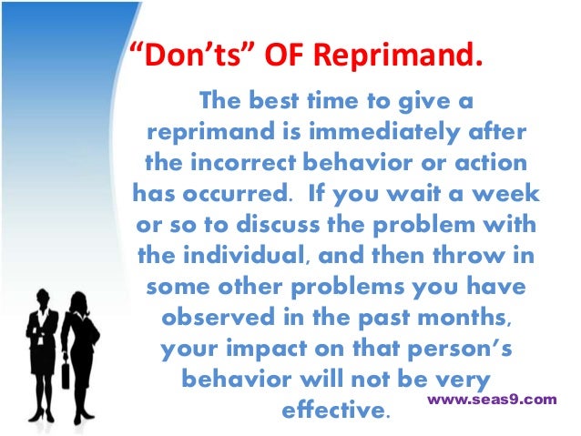 Praising And Reprimand Praising And Reprimand 25 638 