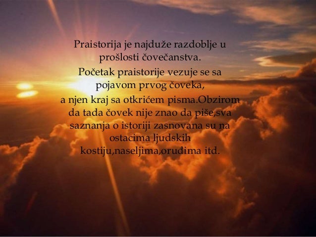 Praistorija