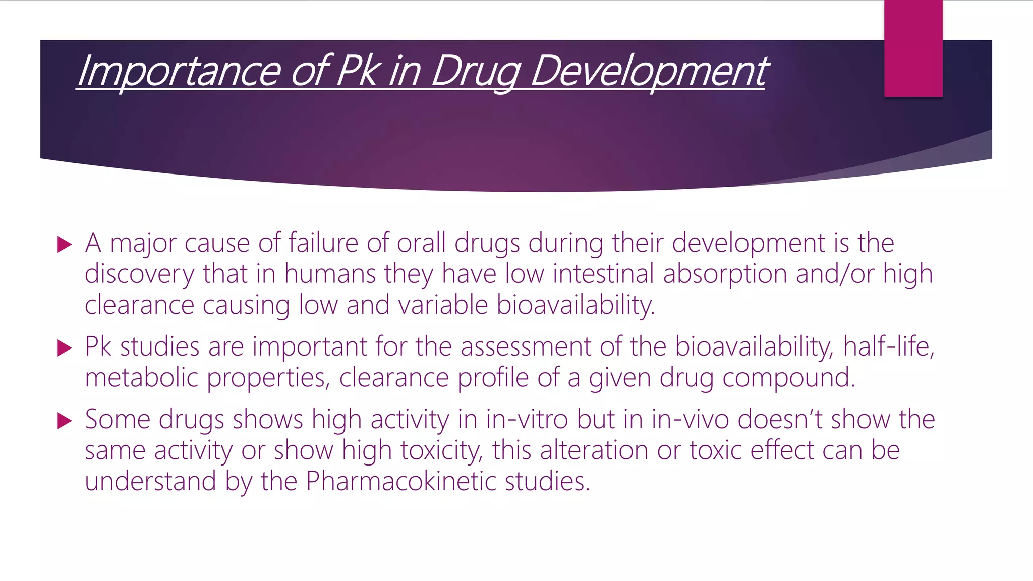 pharmacokinetics in drug development | PPTX