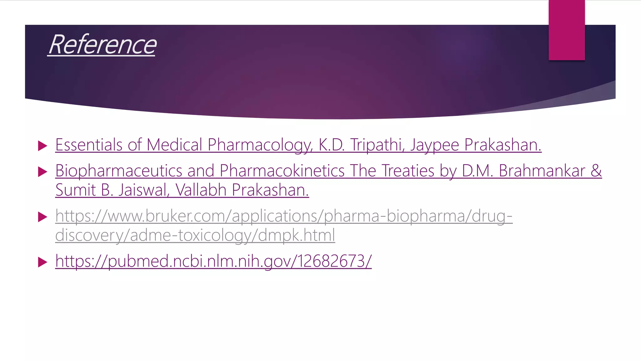 pharmacokinetics in drug development | PPTX