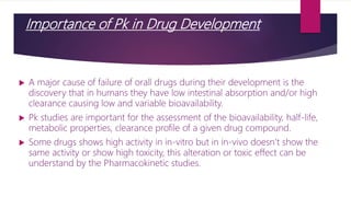 pharmacokinetics in drug development | PPTX