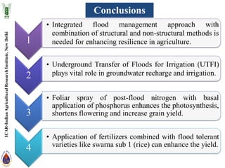 Flooding Method Interventions for Flood Management in Agriculture | PDF