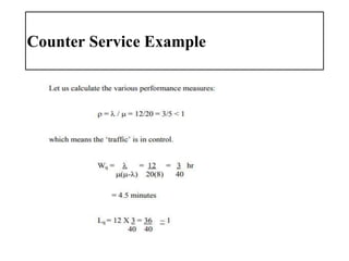 Application of Queuing Theory to Libraries and Information Centres | PPTX