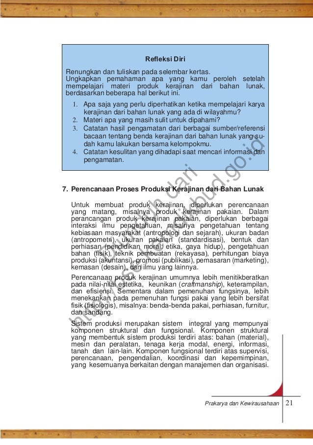 Prakarya Dan Kewirausahaan Pdf