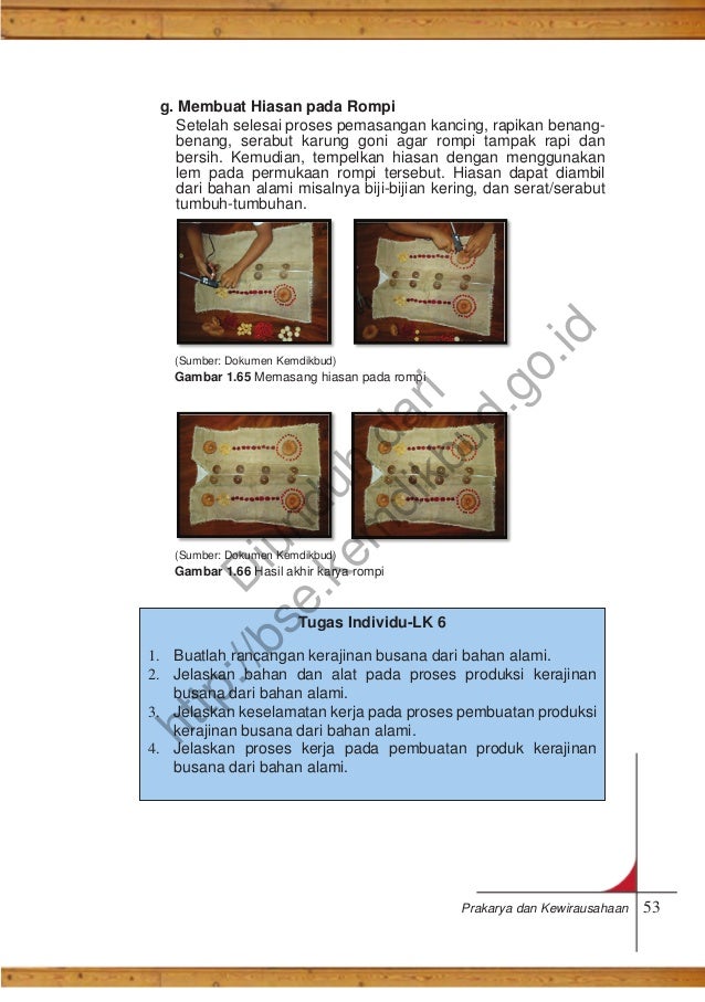 Prakarya dan kewirausahaan PDF 