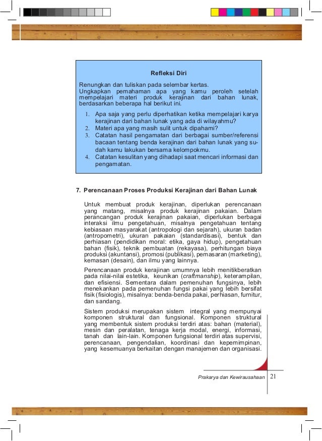 Prakarya Semester 1 Kelas 11