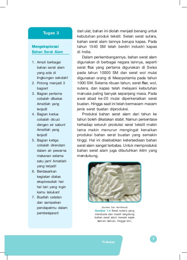 Sebutkan Jenis Dan Karakteristik Bahan Serat Mudah
