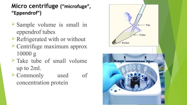 centrifuge principle and application | PPT