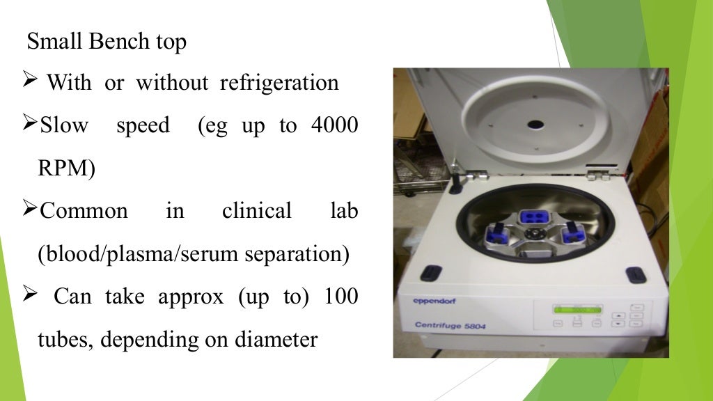 centrifuge principle and application
