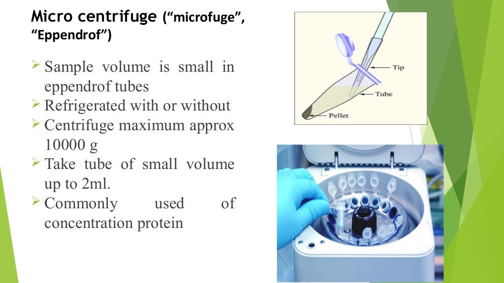 centrifuge principle and application