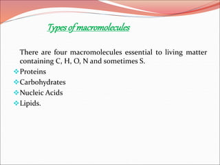 macromolecules by kk sahu sir | PPT