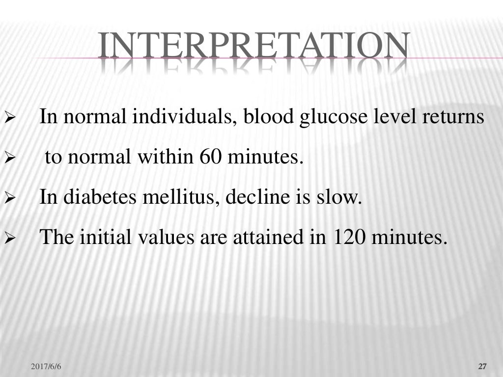 glucose tolerance test indication and procedure