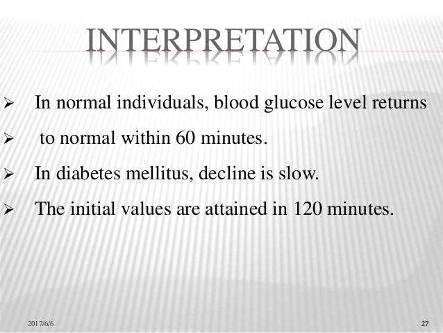 test blood 6.6 glucose procedure indication glucose test tolerance and