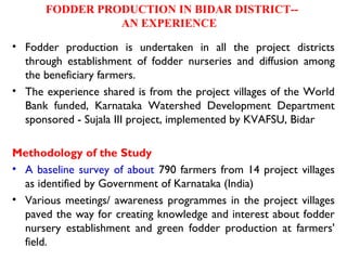 Through Fodder Prakashkumar | PPT