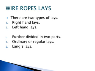 wire ropes | PPTX