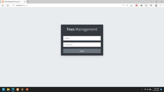 Stuent Fee Management System Presentation | PPTX