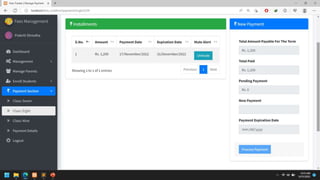 Stuent Fee Management System Presentation | PPTX