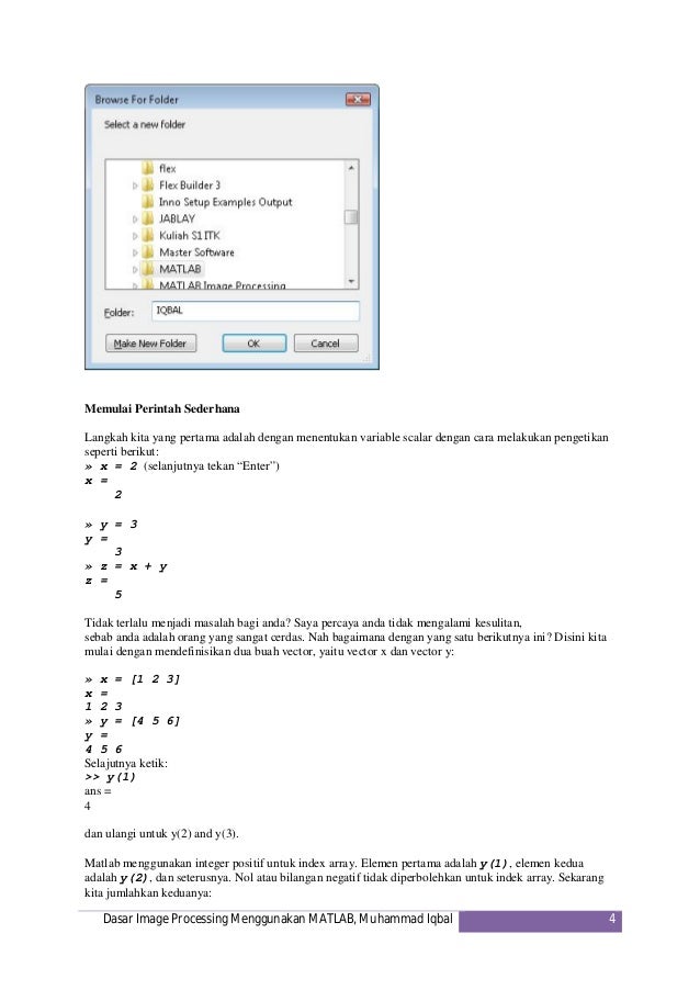 Praktik Dengan Matlab