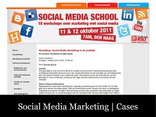 Sociale Media – Fluitend aan de Slag! Social Media Marketing | Cases 