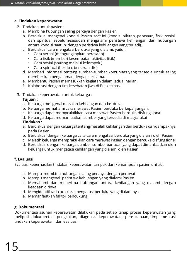 Praktika ansietas, citra tubuh, kehilangan