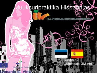 Juuksuripraktika Hispaanias Grupp-1J Juhendaja-Ulvi Aro 