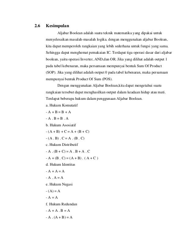 Praktikum2 Teorema Boolean Dan Demorgan