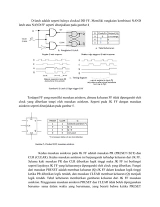 Laporan Praktikum Flip Flop | PDF