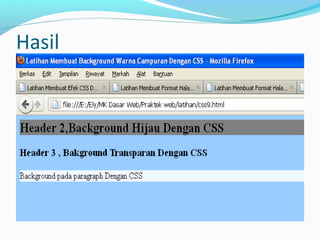 Hasil 
 