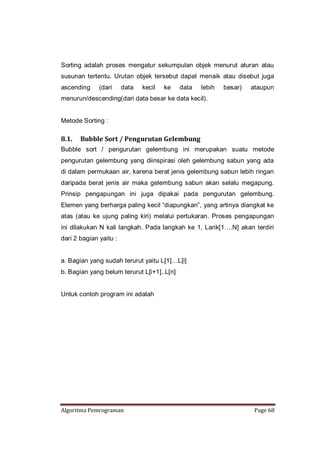 Praktikum Algoritma Pemrograman | PDF