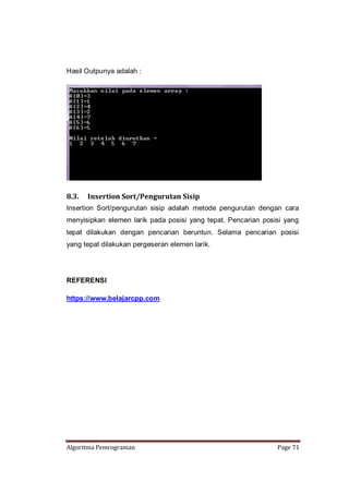 Praktikum Algoritma Pemrograman | PDF