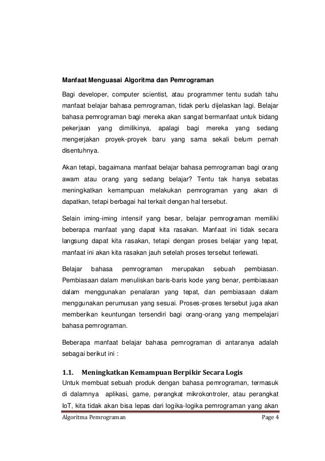 Praktikum Algoritma Pemrograman