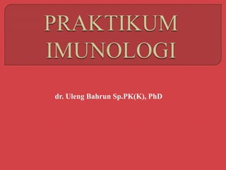 dr. Uleng Bahrun Sp.PK(K), PhD
 