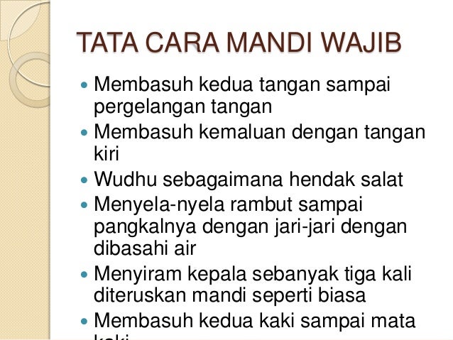 Mandi Cara Nifas Besar Tata Mandi Cara Nifas Besar Tata
