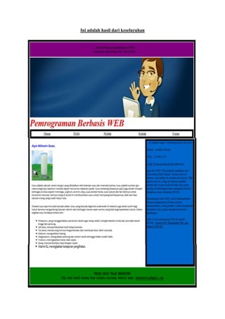 Ini adalah hasil dari keseluruhan
 