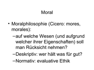 Praktische Philosophie | PPT