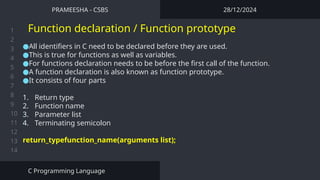 PASSING ONE DIMENSIONAL ARRAY AS ARGUMENT PPT.pptx