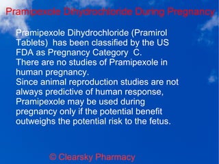 Pramirol (Pramipexole Dihydrochloride Tablets) | ODP