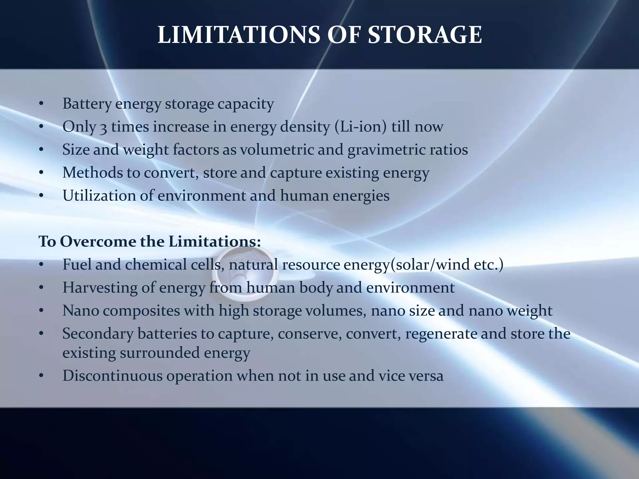 ENERGY HARVESTING SOURCES