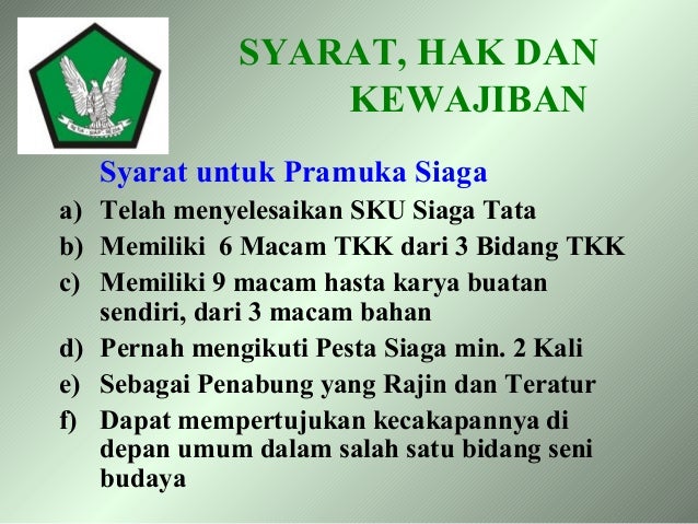 persyarat pramuka garuda dan tanda pramuka garuda