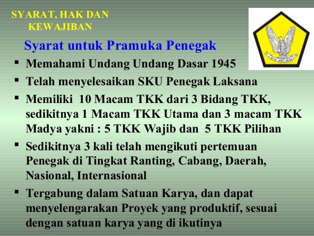 persyarat pramuka garuda dan tanda pramuka garuda