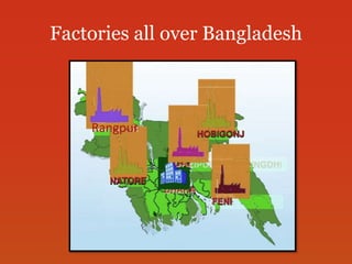 Factories all over Bangladesh
Rangpur
 
