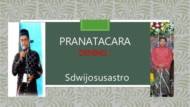 Struktur Pranatacara Jejak Belajar